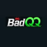 Badqq Game APK download 2026 logo with green QQ and red crown design